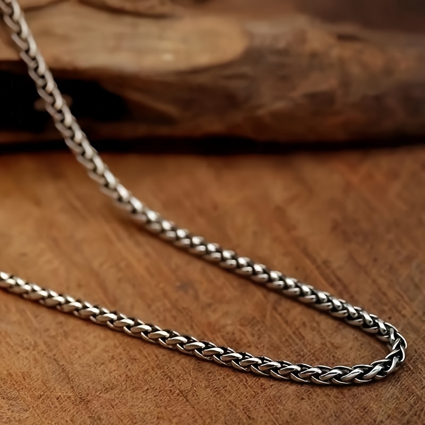 1pc Silver Stainless Steel Keel Chain